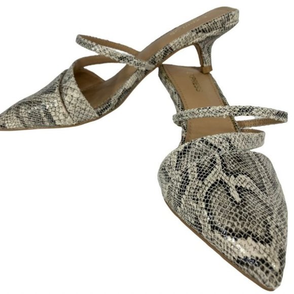 Express snakeskin kitten heel s.6 - Picture 3 of 7